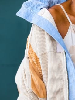 Roxy Womens Strike A Cord Pop Over Jacket