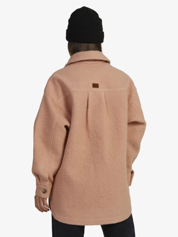 Roxy Womens Secrets Out Shacket Coat - Image 4