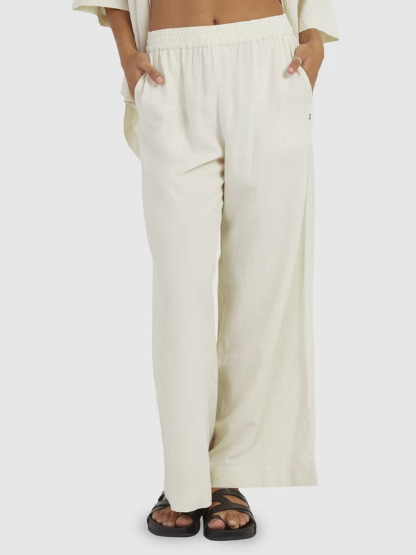 Roxy Womens Lekeitio Bay Cropped Palazzo Trousers - Image 5