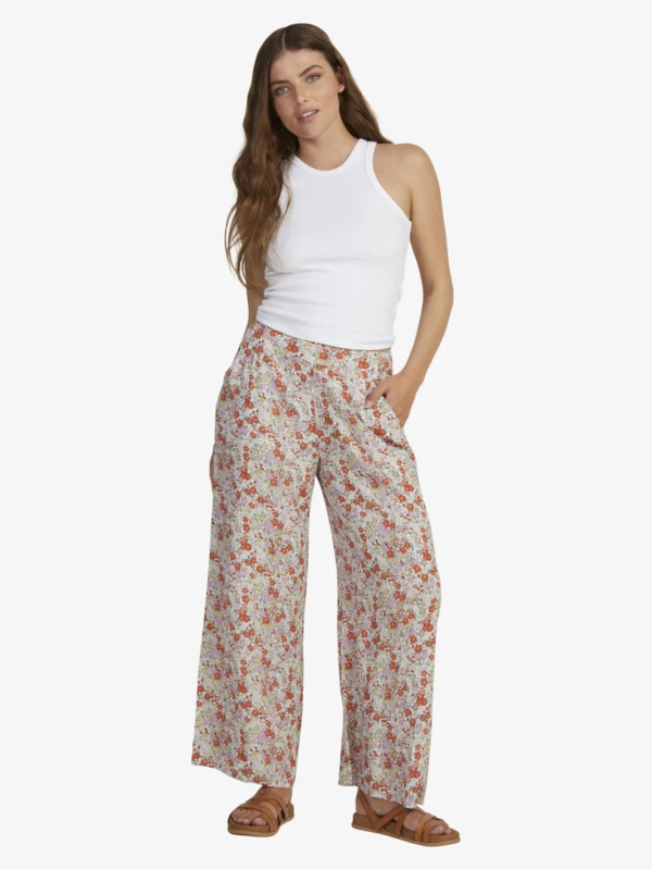 Roxy Womens Midnight New Avenue Elasticated Trousers - Image 7