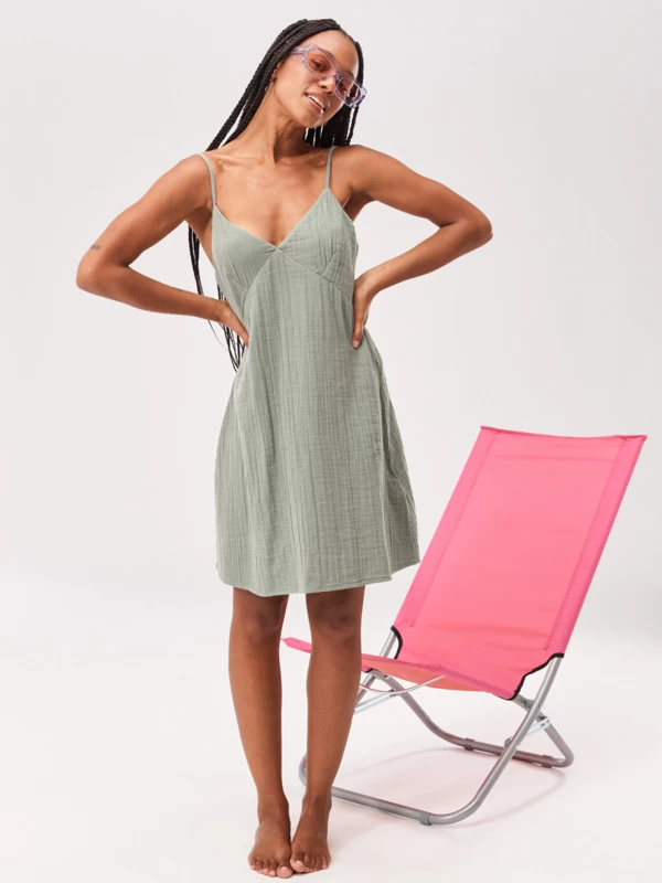 Roxy Womens Santorini Mini Slip Dress - Image 5
