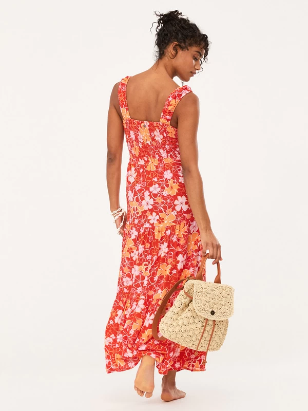 Roxy Womens Rosie Waves Maxi Dress