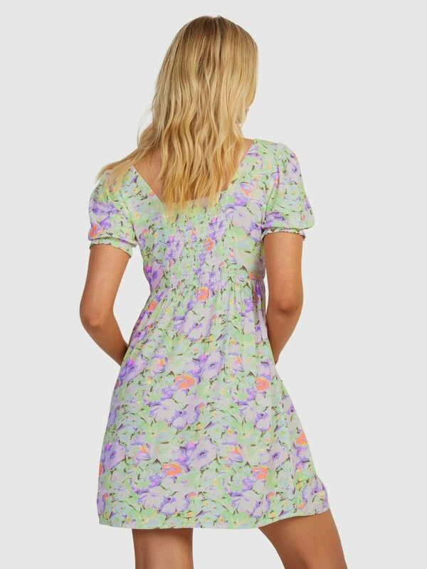 Roxy Womens Frill Bloom Short Sleeve Dress - Image 2