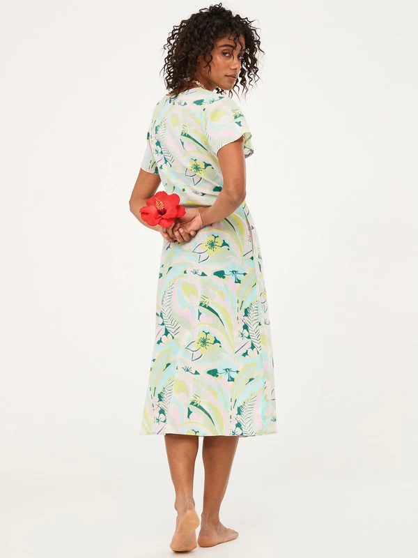 Roxy Womens Indigo Sand Wrap Midi Dress - Image 12