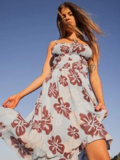 Roxy Womens Aloha Sessions Midi Slip Dress