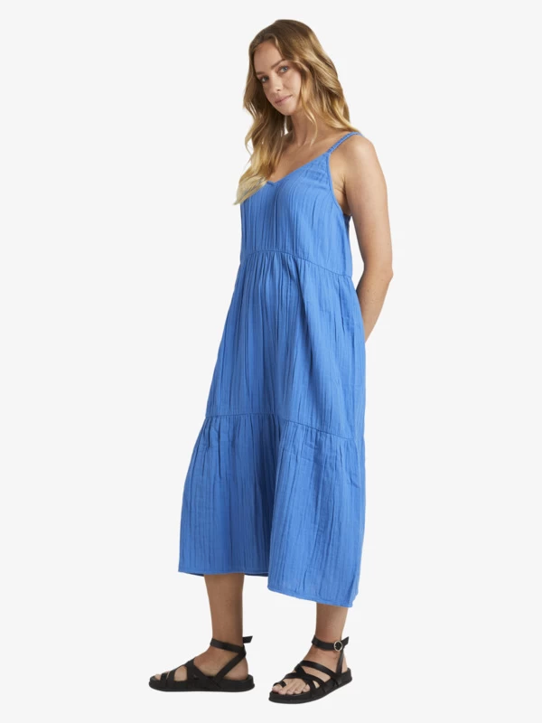 Roxy Womens Costa Del Sud Waiting Line Midi Dress - Image 3