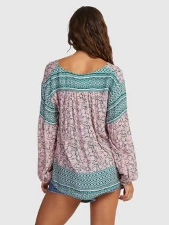 Roxy Womens Poolside Plans Long Sleeve Top