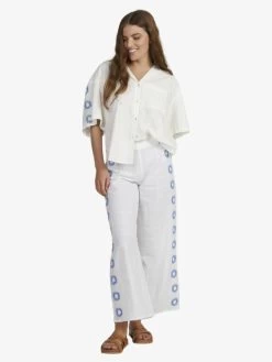 Roxy Womens Costa Del Sud Short Sleeve Shirt