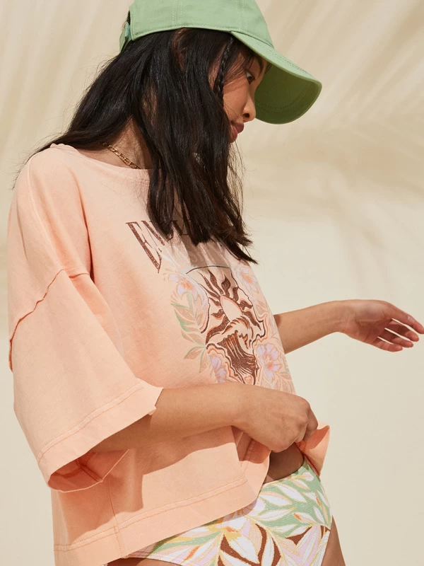 Roxy Womens Frozen Sunset Relaxed Fit T-Shirt - Image 4