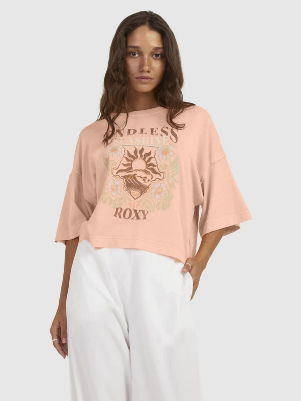 Roxy Womens Frozen Sunset Relaxed Fit T-Shirt - Image 12