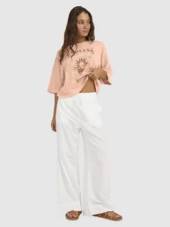 Roxy Womens Frozen Sunset Relaxed Fit T-Shirt