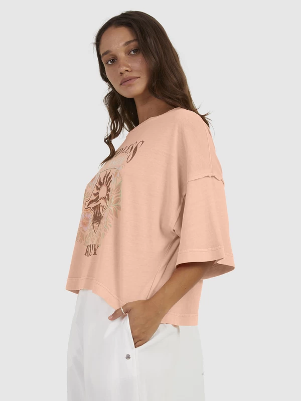 Roxy Womens Frozen Sunset Relaxed Fit T-Shirt - Image 2