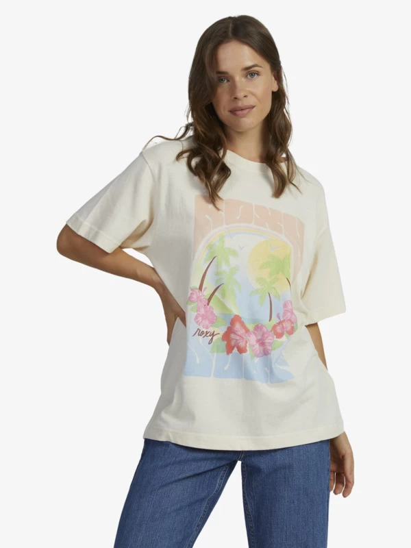 Roxy Womens Shooting Star Relaxed Fit T-Shirt - Image 3