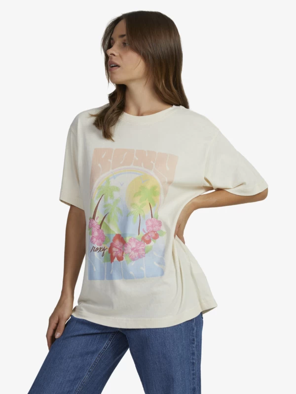 Roxy Womens Shooting Star Relaxed Fit T-Shirt