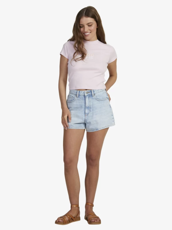Roxy Womens Summertime Glow Boyfriend T-Shirt - Image 3