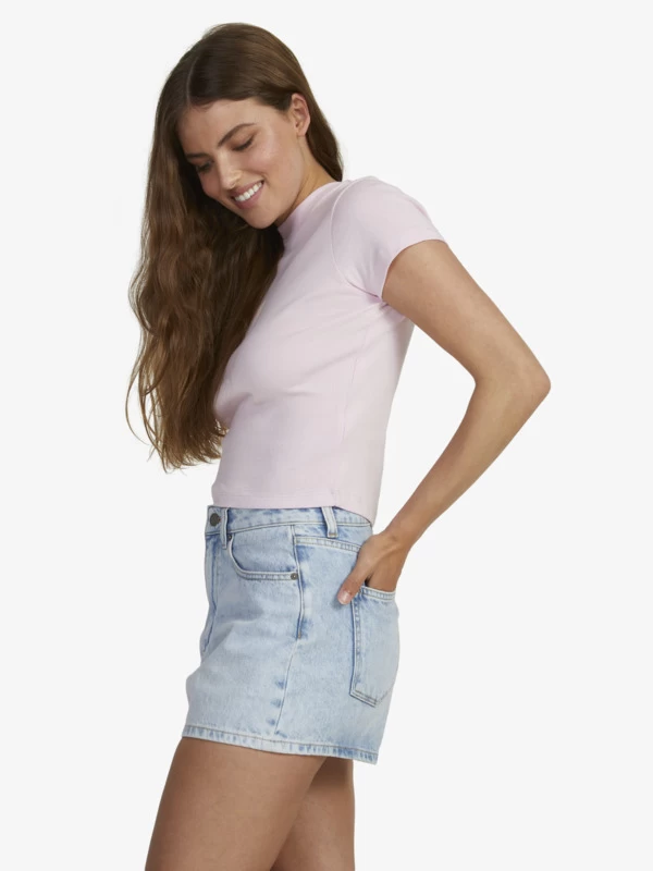 Roxy Womens Summertime Glow Boyfriend T-Shirt - Image 5