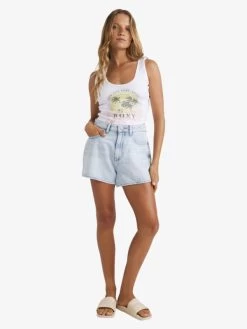 Roxy Womens Haleiwa Moments Dive In Rj Rib Knit Tank Top