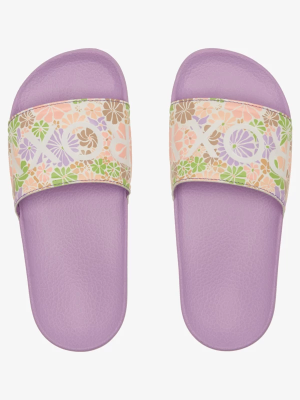 Roxy Girls Slippy Slider Sandals - Image 3