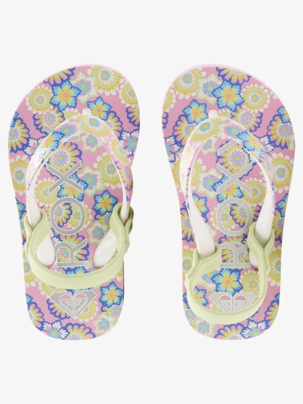 Roxy Girls Pebbles Flip-Flops - Image 6