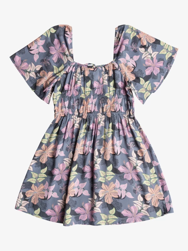 Roxy Girls 4-16 Last Day Of Disco Short Sleeves Dress