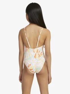 Roxy Girls 6-16 Jungle Mirage High Leg One-Piece Swimsuit