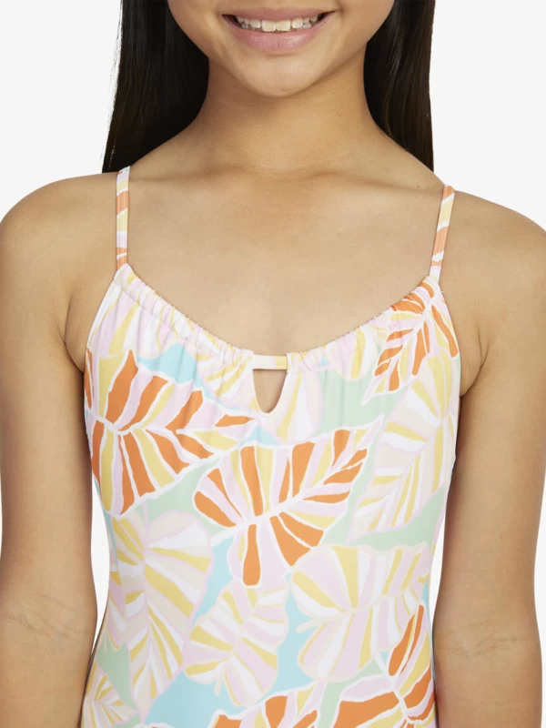 Roxy Girls 6-16 Jungle Mirage High Leg One-Piece Swimsuit - Image 3