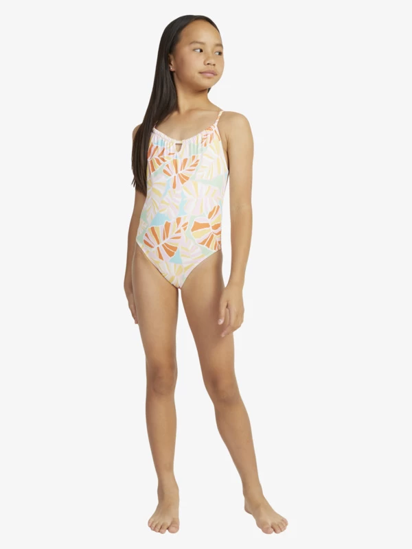 Roxy Girls 6-16 Jungle Mirage High Leg One-Piece Swimsuit - Image 2