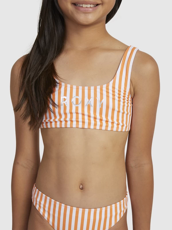Roxy Girls 6-16 Above The Limits Two Piece Bralette Bikini Set - Image 5