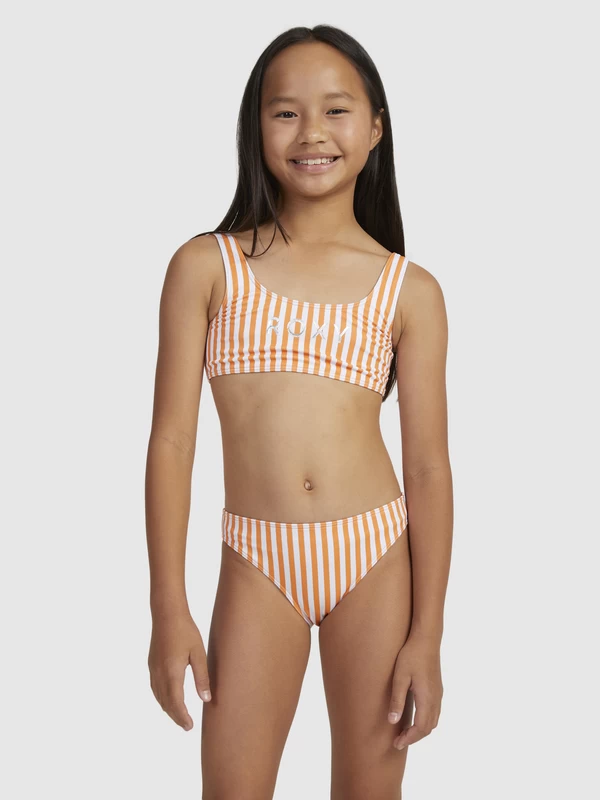 Roxy Girls 6-16 Above The Limits Two Piece Bralette Bikini Set - Image 2