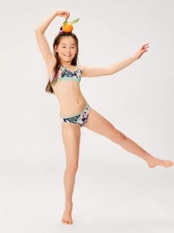 Roxy Girls 7-16 Ilacabo Active Athletic Two-Piece Bikini Set