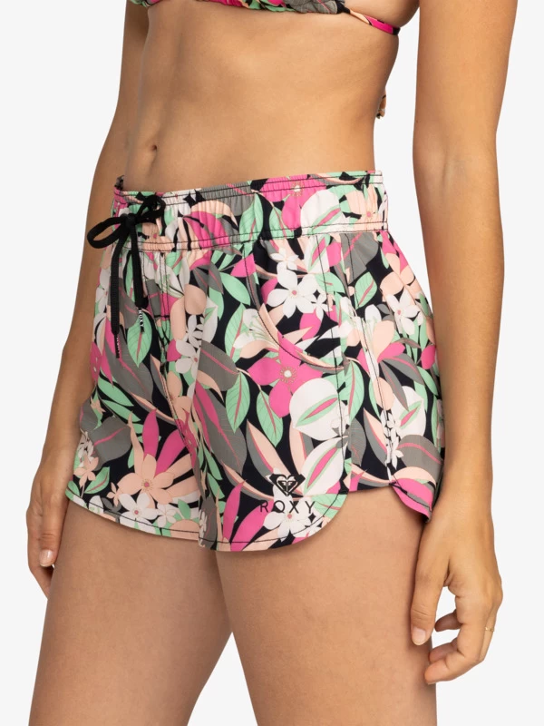 Womens Roxy Wave Printed 2" Board Shorts - Image 2