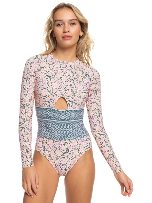 Roxy Womens Free Spirit Long Sleeve One-Piece Swimsuit - Image 10