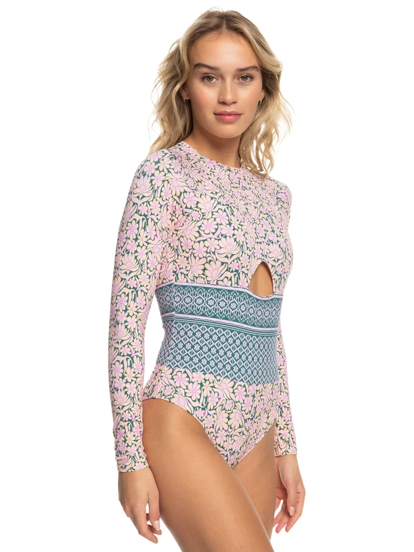 Roxy Womens Free Spirit Long Sleeve One-Piece Swimsuit - Image 7
