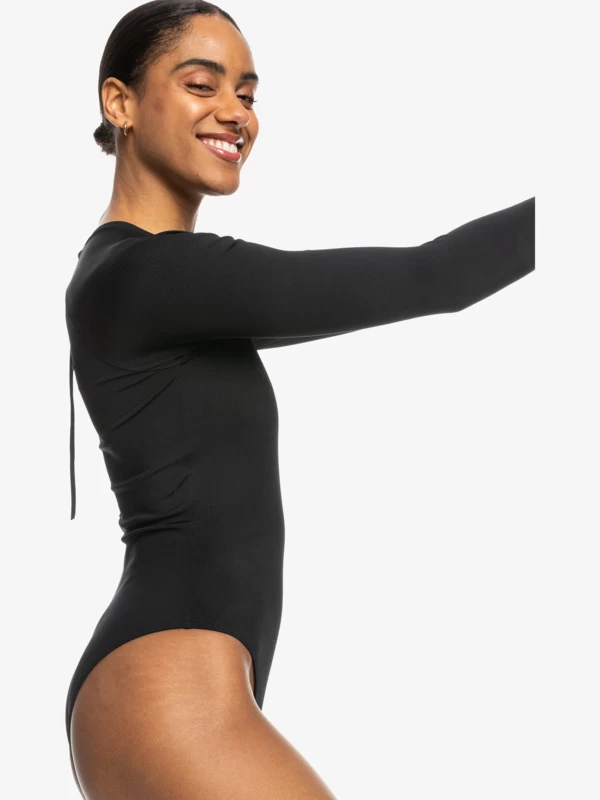 Womens ROXY Pro The Overhead Long Sleeve One-Piece Swimsuit - Image 3