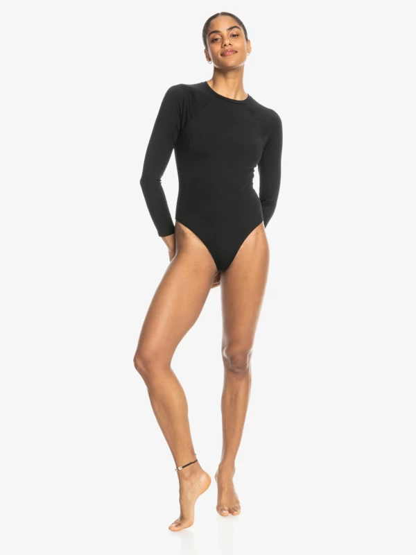 Womens ROXY Pro The Overhead Long Sleeve One-Piece Swimsuit - Image 5