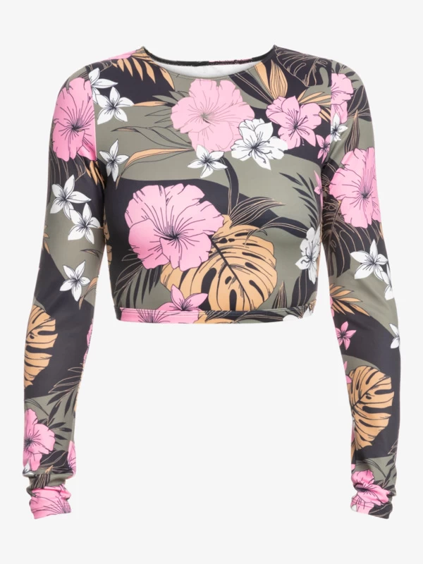 Womens ROXY Pro Nose Ride Long Sleeve UPF 50 Surf Top - Image 4