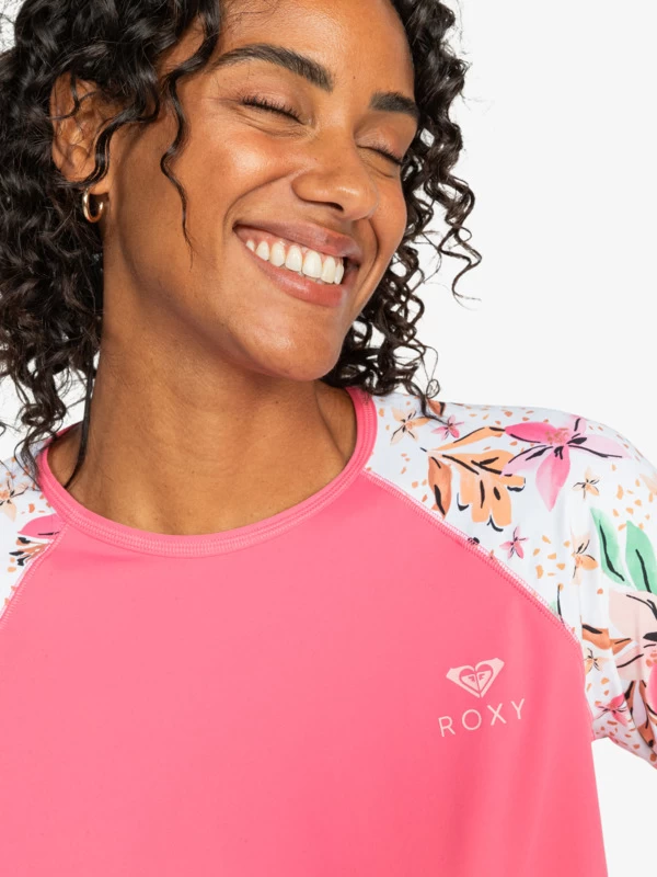 Roxy Womens Printed Long Sleeve Zipped Rash Vest - Image 2