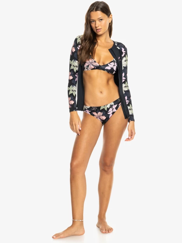 Roxy Womens Sunny Floral Long Sleeves UPF 50 Surf T-shirt - Image 6