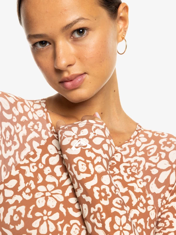 Roxy Womens Basic Long Sleeves One-Piece Swimsuit - Image 6