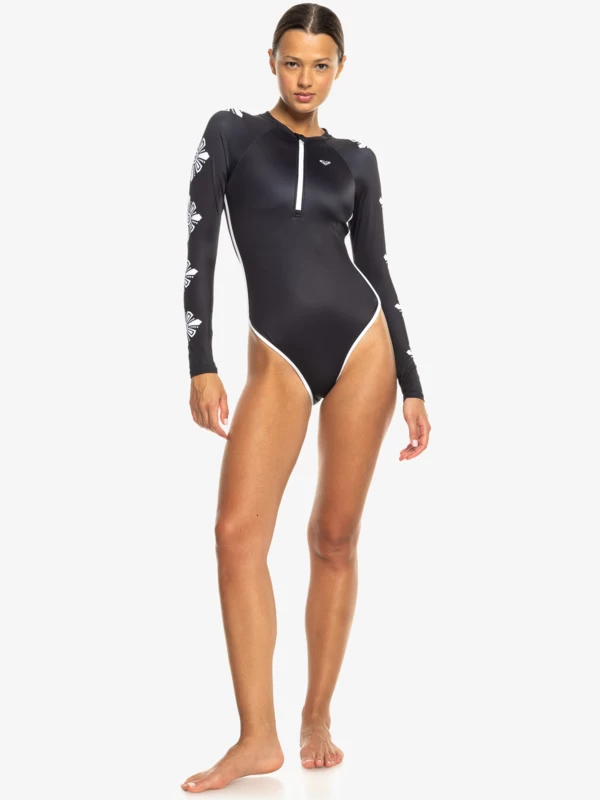 Roxy Womens MineralLong Sleeves One-Piece Swimsuit - Image 2