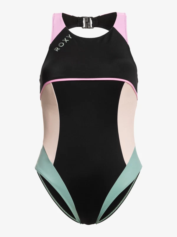 Womens Roxy Active Tech One-Piece Swimsuit - Image 12