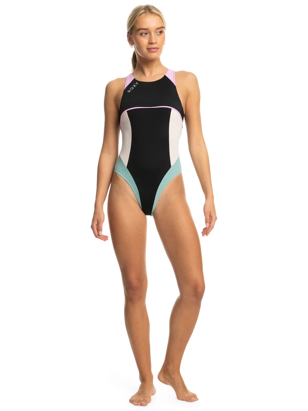 Womens Roxy Active Tech One-Piece Swimsuit - Image 9