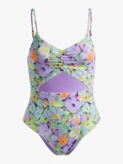 Roxy Womens Blumen One-Piece Swimsuit