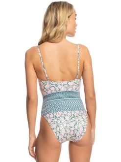 Roxy Womens Free Spirit High Leg One-Piece Swimsuit
