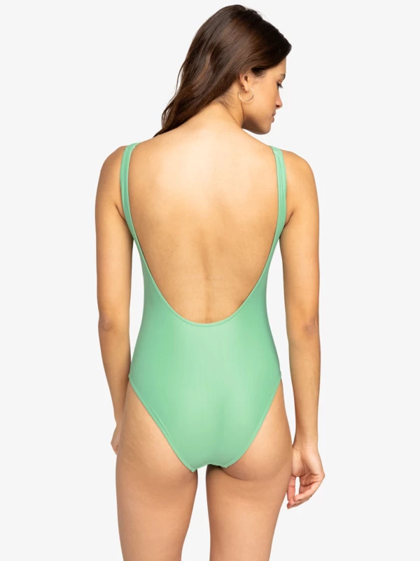 Womens OG ROXY High Leg One-Piece Swimsuit - Image 10