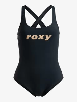 Womens ROXY Active Cross Back One-Piece Swimsuit