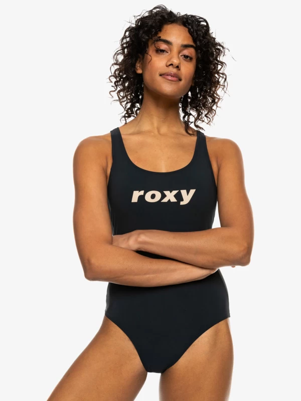 Womens ROXY Active Cross Back One-Piece Swimsuit - Image 4