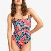 Roxy Womens Printed Beach Classics One-Piece Swimsuit