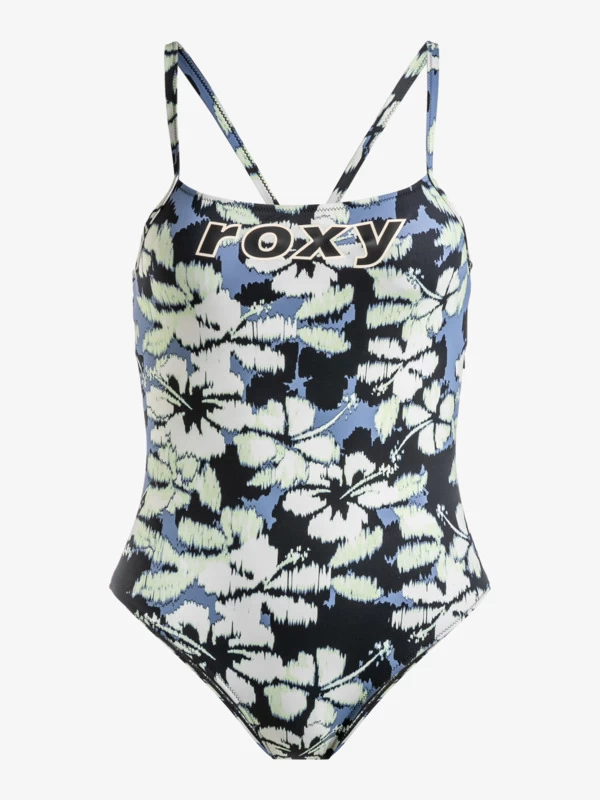 Womens Roxy Active Basic One Piece Swimsuit