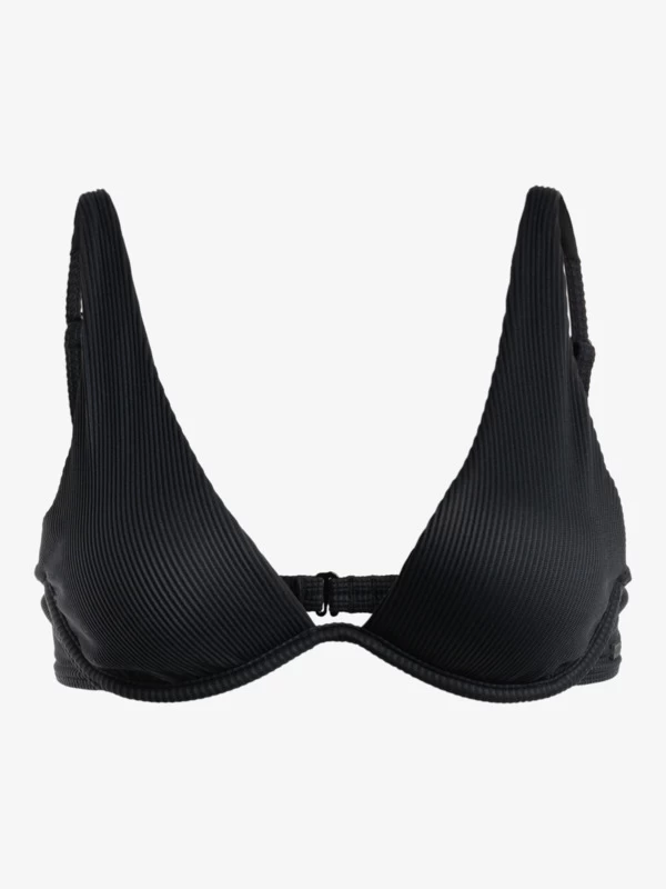 Womens Rib Roxy Love Offshore V-Neck Bikini Top - Image 4